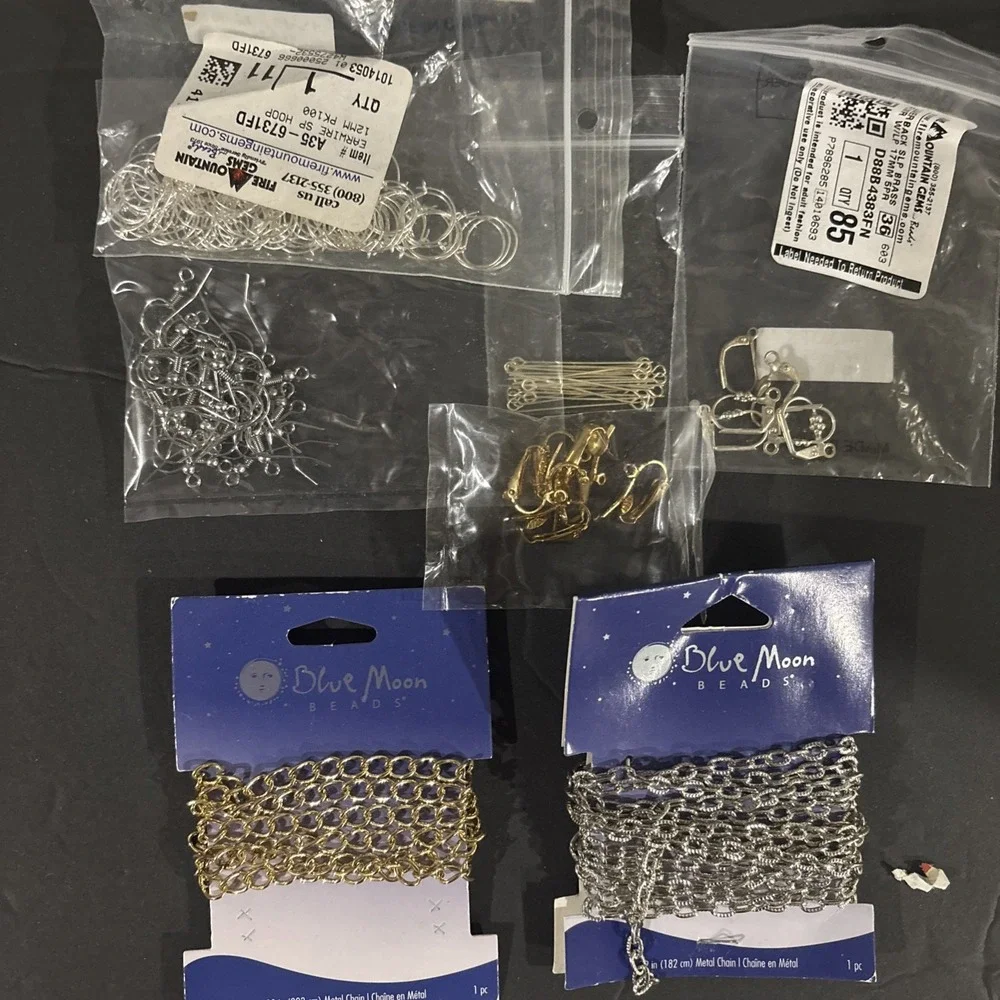 HUGE Mixed Lot Beads & Jewelry Making Supplies